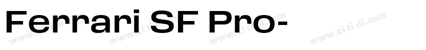Ferrari SF Pro字体转换